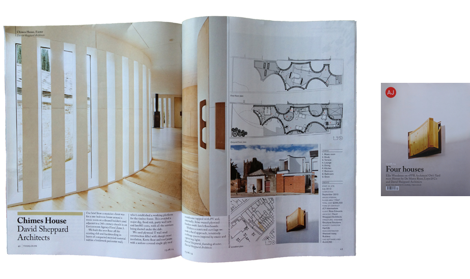 Article on Chimes in the Architects Journal, Jun 2014