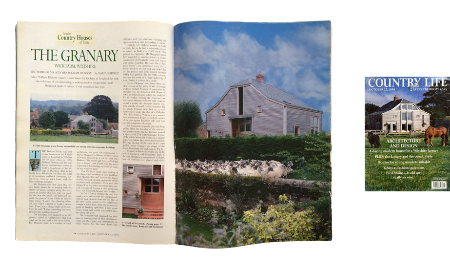 Article on Downton in Country Life, October 1998
